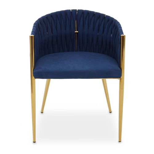 Gilden Dining Chair - Blue Fabric