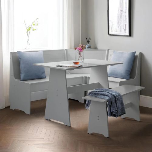Newport Corner Dining Set - 4 Seater - 109cm - Grey