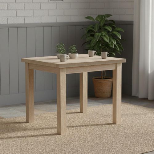 Modern Country Oak - Bistro Dining Table - 2 Seater - 80cm