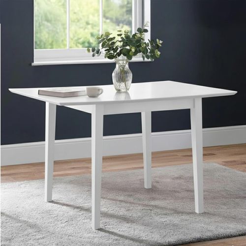Rufford Extending Dining Table - 2-4 Seater - 80cm-120cm - White
