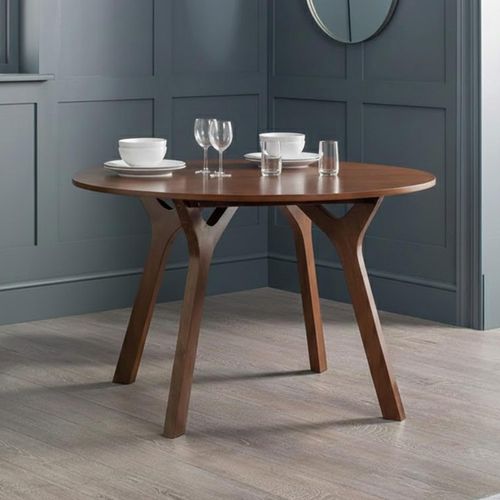 Huxley Dining Table - 4 Seater - 120cm - Round - Walnut