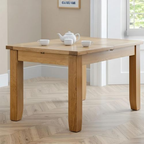 Astoria Oak Extending Dining Table - 140cm-180cm - 4-6 Seater