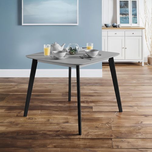 Casa Dining Table - 90cm - 2 Seater - Square - Grey