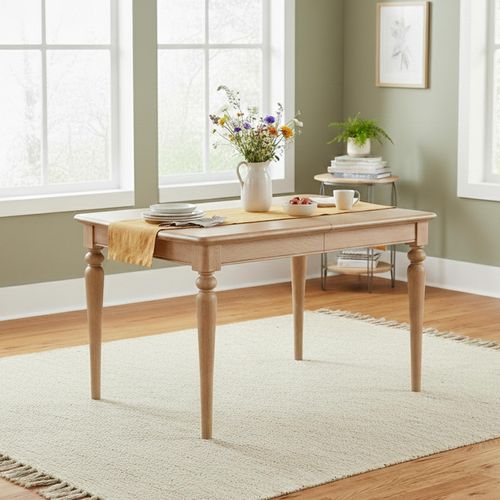 Cromwell Extending Dining Table - 4-6 Seater - 136cm-196cm - Oak