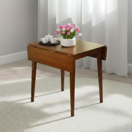 Hanover Drop Leaf Dining Table - 2 Seater - 61cm-97cm - Dark Oak