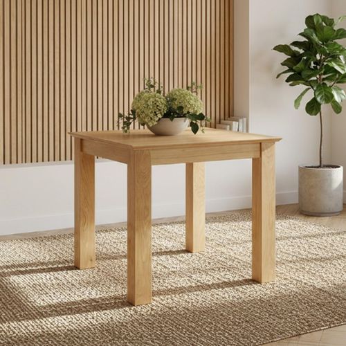 Arlington Square Dining Table - 2 Seater - 80cm - Oak