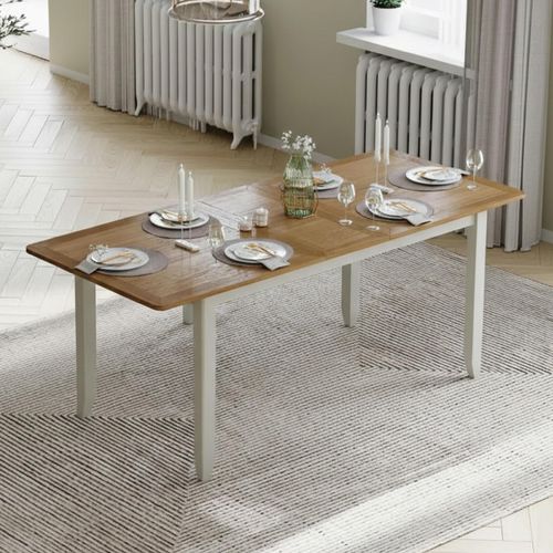 Arden Grey Painted 6-8 Seater Extending Dining Table - 160cm-200cm