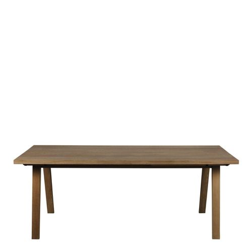 A-Line Smoked Oak 8 Seater Dining Table