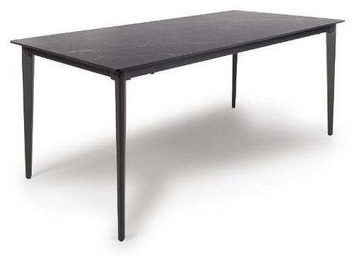 Amalfi Dining Table - Black Ceramic - 6 Seater - 180cm