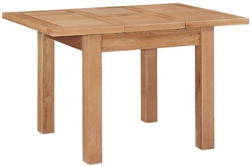 Appleby Oak Dining Table, 90cm-130cm Seats 2 to 4 Diners Extending Top