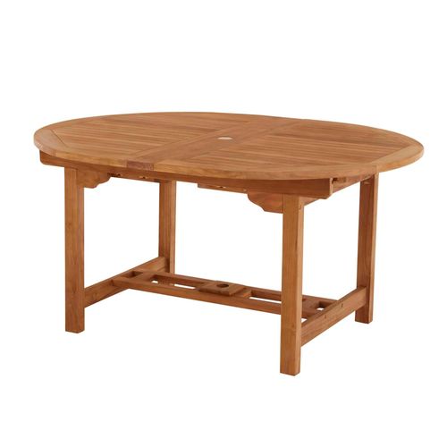 Avon Teak Oval Extending Dining Table - 150-210cm