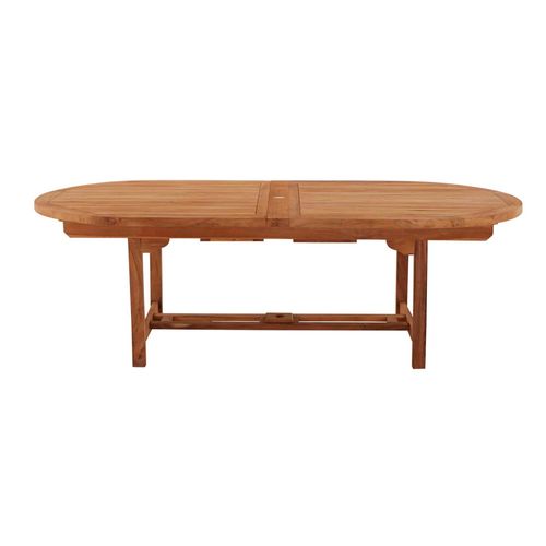 Avon Teak Oval Extending Dining Table - 240-300cm