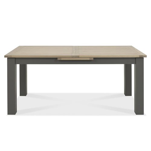 Oakham Dark Grey & Scandi Oak Extending Dining Table - 8-10 Seater - 180cm-225cm
