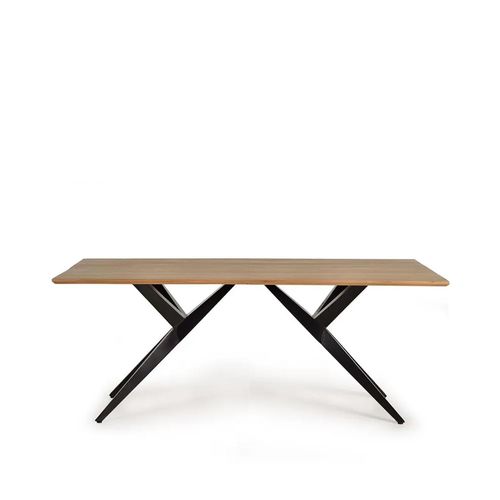 Bergamo Dining Table - Solid Acacia Wood - 6 Seater - Sizes Available