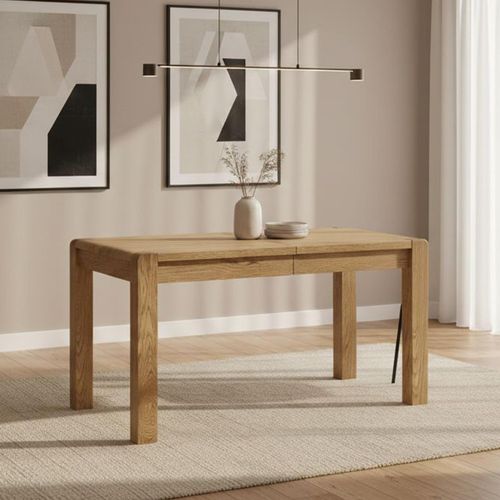 Bergen Extending Dining Table - 2-6 Seater - 135cm-175cm - Oak 