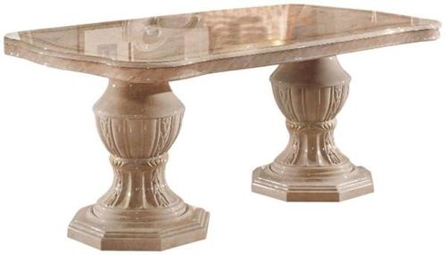 Betty Onyx Italian Extending 6 Seater Pedestal Dining Table