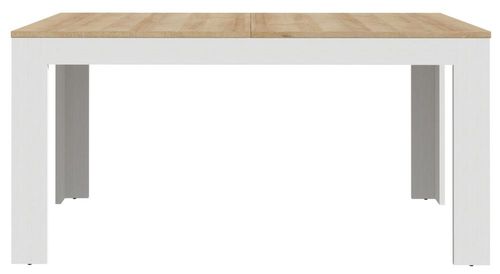 Bohol White 6-8 Seater Extending Dining Table