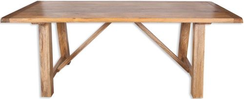 Bombay Solid Mango Wood 6 Seater Dining Table