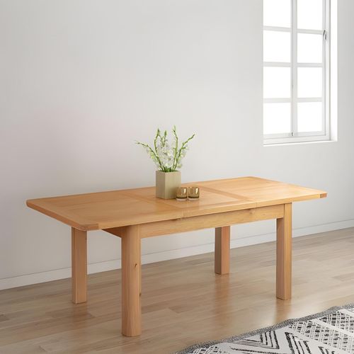 Clarion Dining Table - 6-8 Seater - 140cm-200cm - Butterfly Extending - Oak
