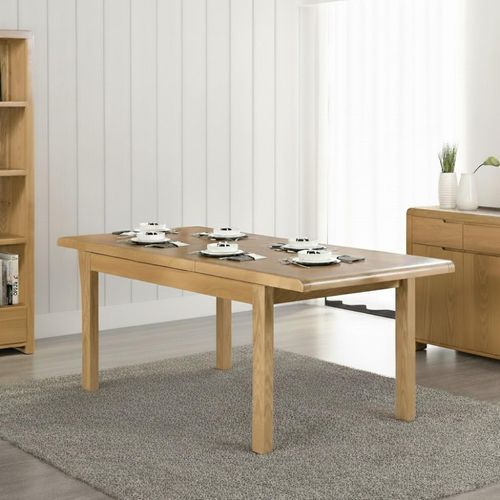 Curve Extending Dining Table - 6-8 Seater - 150cm-200cm - Oak