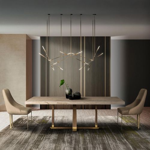 Daytona Dining Table - Marble with Pedestal Base - Variation Available