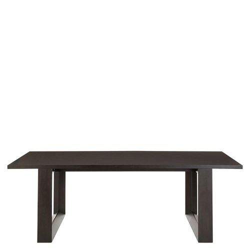 Diamond Dining Table - 8 Seater - 231cm - Black - Oak