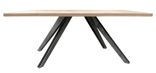 Fillmore Dining Table with Cross Legs - Oak - Variation Available