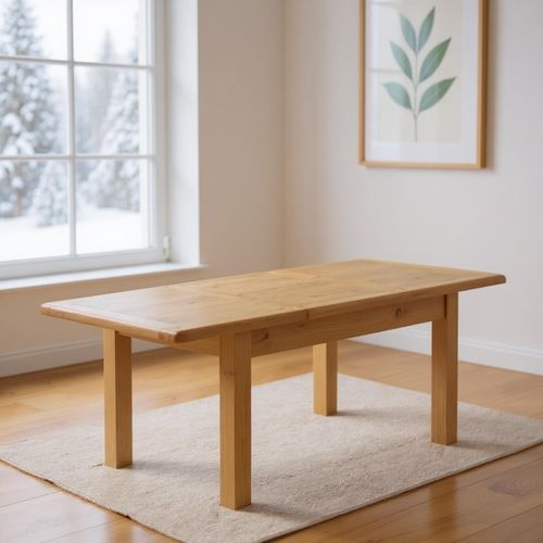 Janelle Dining Table - 4-6 Seater - 126cm-160cm - Butterfly Extending - Rustic Oak