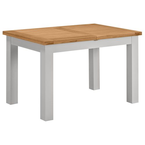 Lundy Grey Painted 4-6 Seater Extending Dining Table - 120cm-153cm