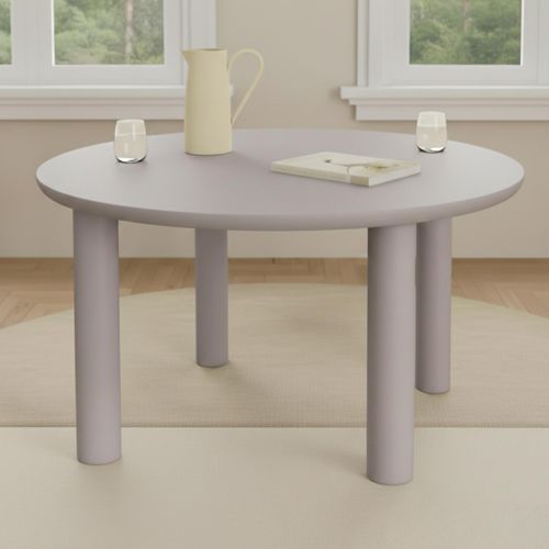Magee Dining Table - 4 Seater - Round - 120cm - Grey