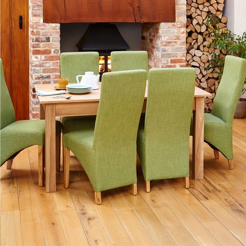 Mobel Oak Dining Table - 6 Seater - 150cm