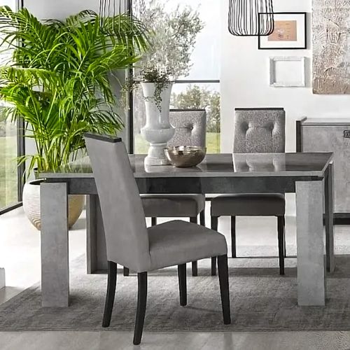 Milo Grey 6-8 Seater Extending Dining Table 160cm 200cm
