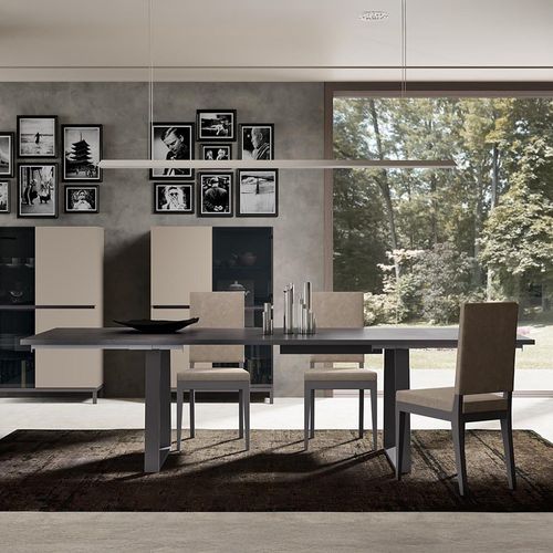 Modern Kali Dining Table - 8 Seater - 190cm - Taupe