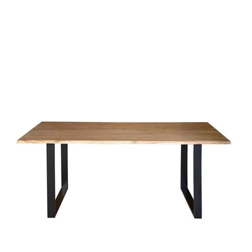 Oristano Dining Table - Acacia Wood and Iron - 6 Seater - Sizes Available
