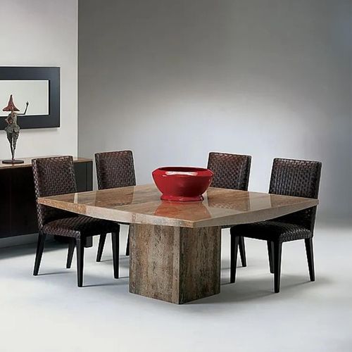 Roma Dining Table - Boat Edge - Marble - Variation Available