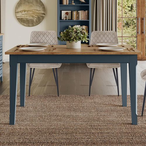 Signature Blue Dining Table - 4 Seater - 140cm