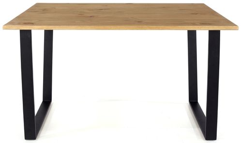 Texas Industrial Style Oak Effect 6 Seater Dining Table