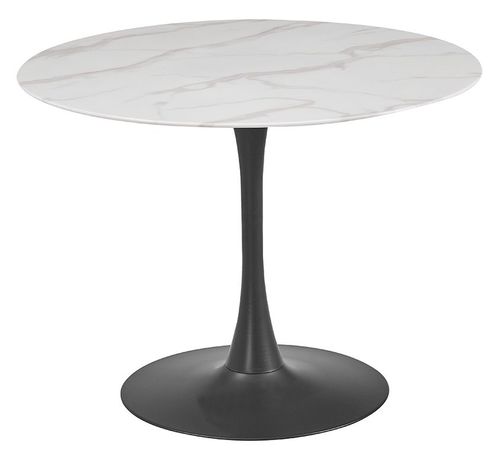 Circe Round Dining Table - 2 Seater - 100cm - White Ceramic