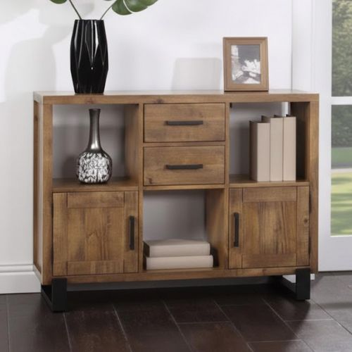 Pembroke Low Display Unit - Rustic Pine