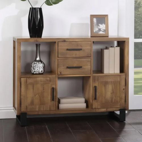 Clearance - Pembroke Display Unit - Low - Rustic Pine - A428