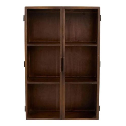 Clearance - Nango Wall Cabinet - 2 Door - Dark Brown - Mango Wood - FSS16477