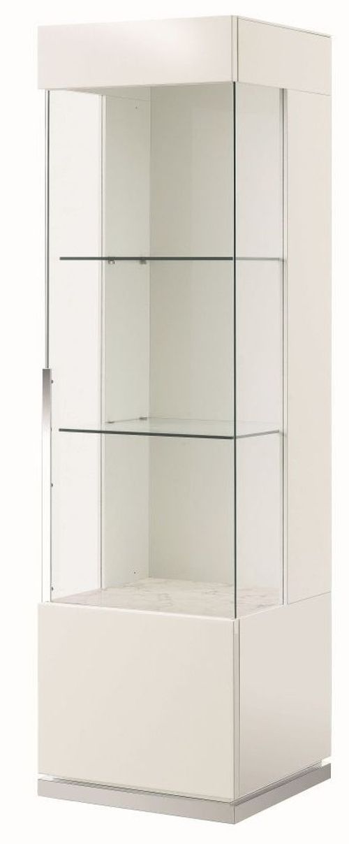 Canova Display Cabinet - 1 Door - RHF - White Gloss
