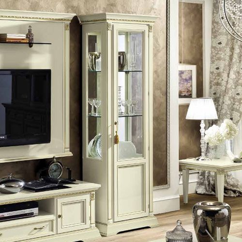 Treviso Display Cabinet - 1 Door - RHF - White Ash