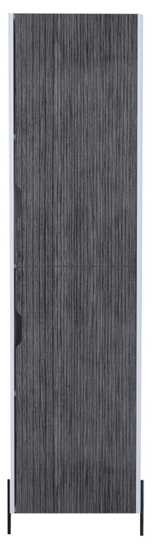 Dallas White and Grey Storage Cabinet