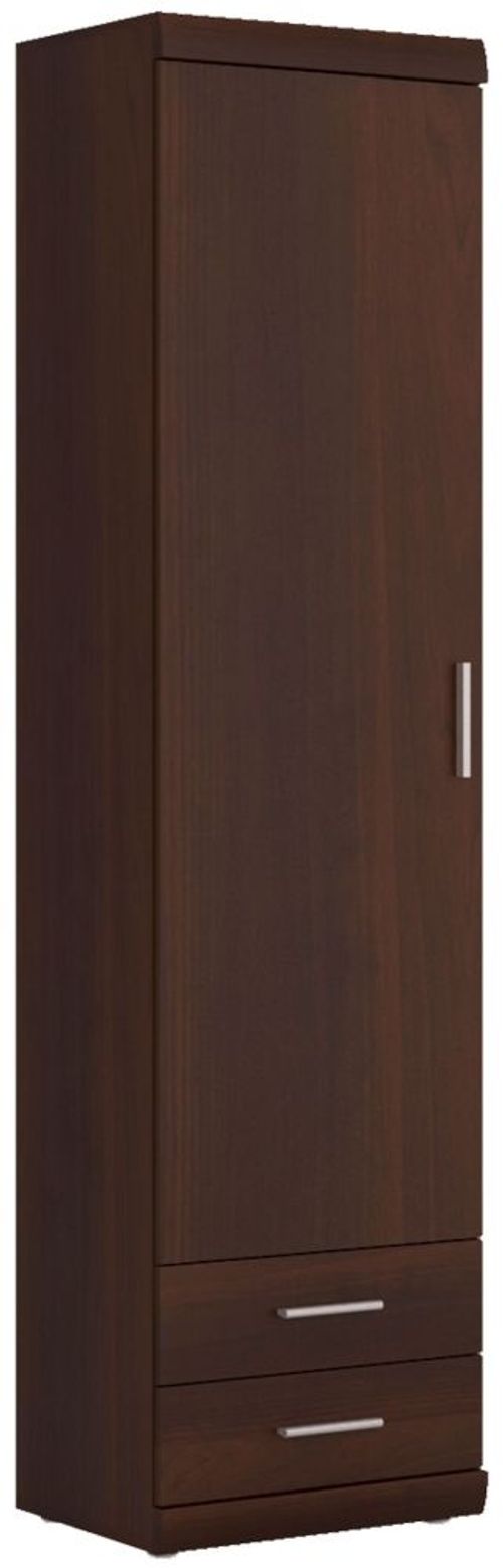 Imperial Mahogany Effect 1 Door Narrow Cabinet