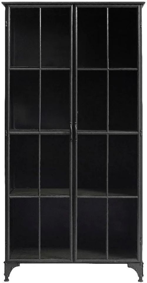 Downtown Black 2 Door Display Cabinet
