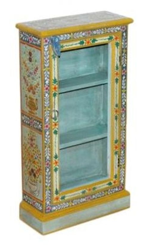 Neral Hand Painted Wall Cabinet with 2 Shelves