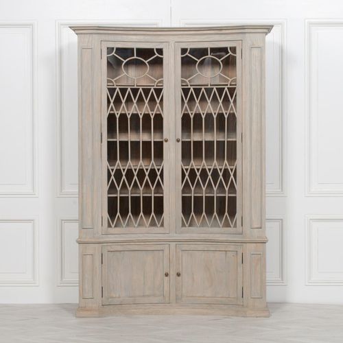 Rica Display Cabinet - White Cedar