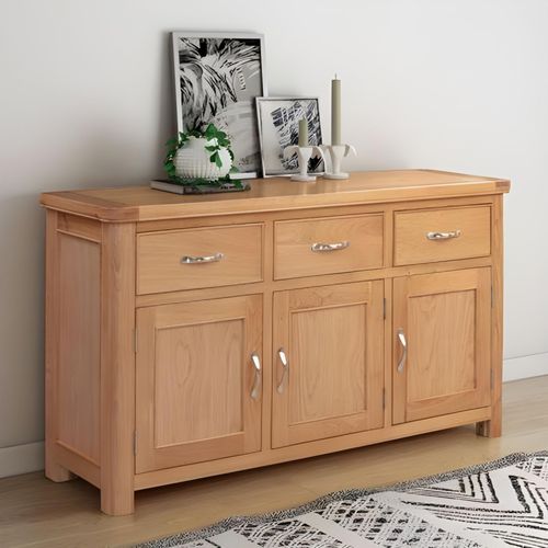 Clarion Oak 3 Door Medium Sideboard - 150cm
