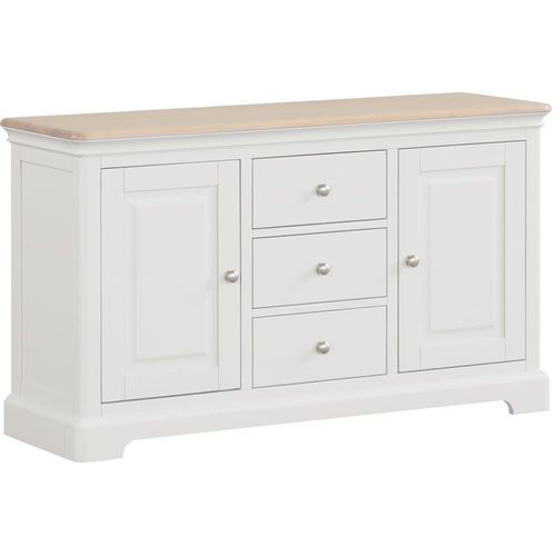 Cromwell Grey Painted 135cm Medium 2 Door Sideboard